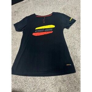 Can-am women’s Henley tee medium